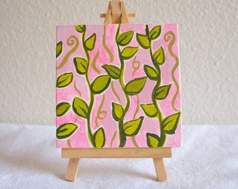 Vines - Mini Painting on Canvas