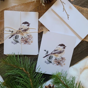 Cartes de vœux Chickadee