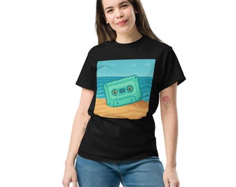 Nostalgisches Retro Kassetten T-Shirt