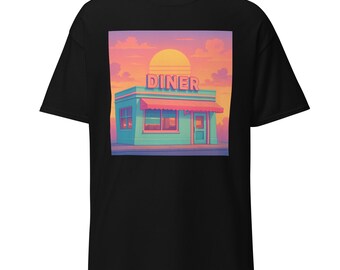 Nostalgisches Retro Diner Tee