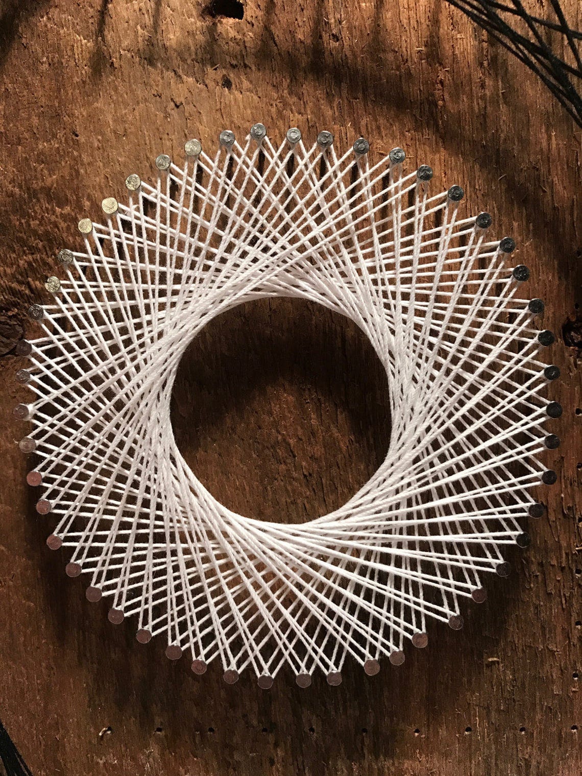 Abstract String Art Decor Etsy