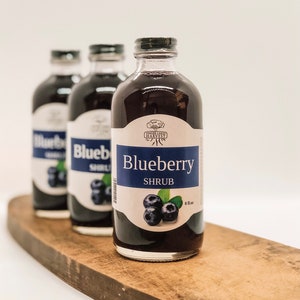 Blueberry Shrub - Cold extraction colonial style