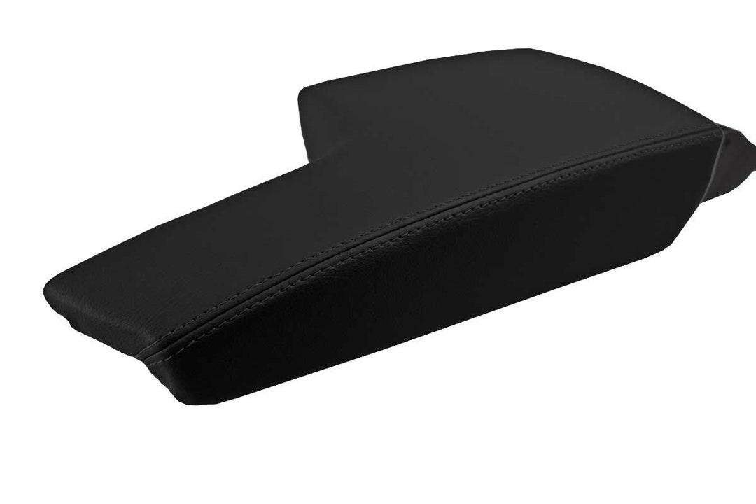 thumbnail interactive-video image 1 of Pieliz PU Leather Console Lid Armrest Cover For Buick Regal 2011-2017 – Black With Gray Stitch 1 of 3