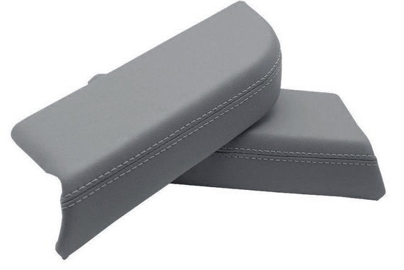 QKPARTS Door Panel Armrest Real Leather for Honda Pilot 09-13 Gray