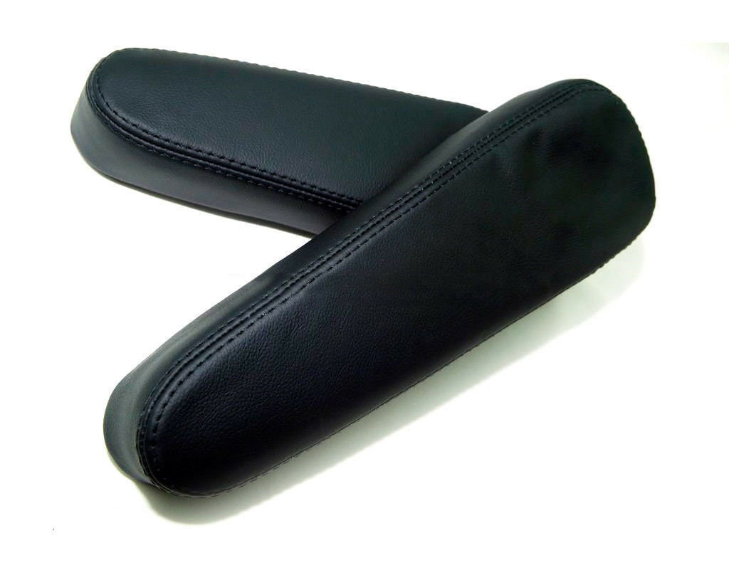 Ezzy Auto Black Leather Armrest Arm Rest Cover Upholstery For 2007 2008 2009 Honda CR-V 4-Door 