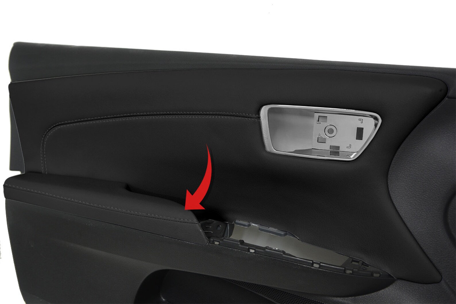 Cubierta De Reposabrazos Gris Oscuro Para Toyota Avalon 2013-2018 - Tela De Microfibra, Fácil Instalación