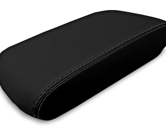 Fits Toyota 4Runner 2010-2022 center front auto car armrest protector lid console velcro pull over elastic cover faux leather