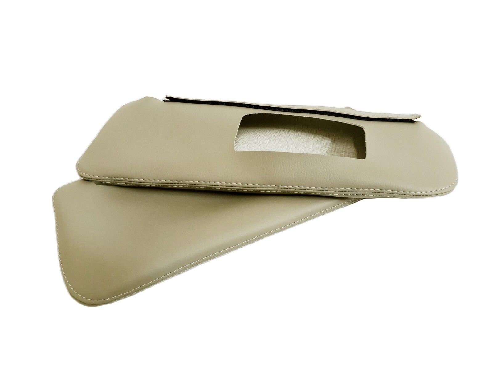 Fits 2005-2013 BMW E90 Real Leather Sunvisors Covers Black Fits 2005-2013 BMW E90 Real Leather Sunvisors Covers Black