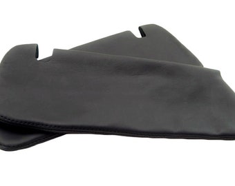 Fits 2005-2013 BMW E90 Real Leather Sunvisors Covers Black Fits 2005-2013 BMW E90 Real Leather Sunvisors Covers Black