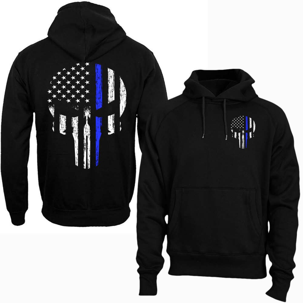 Thin Blue Line Hoodie - Etsy
