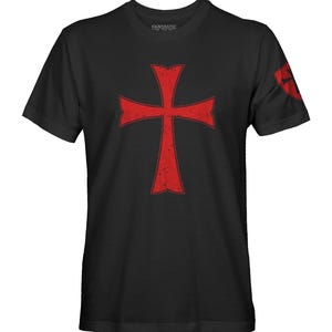 Knights Templar Crusader Cross Men&#39;s T-Shirt