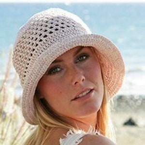 Summer hat in your desired color 100% cotton crocheted sun hat image 1