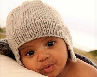 Baby and children's hats in many colors and custom sizes - 100% wool (Merino) - 5 sizes - over 40 colors