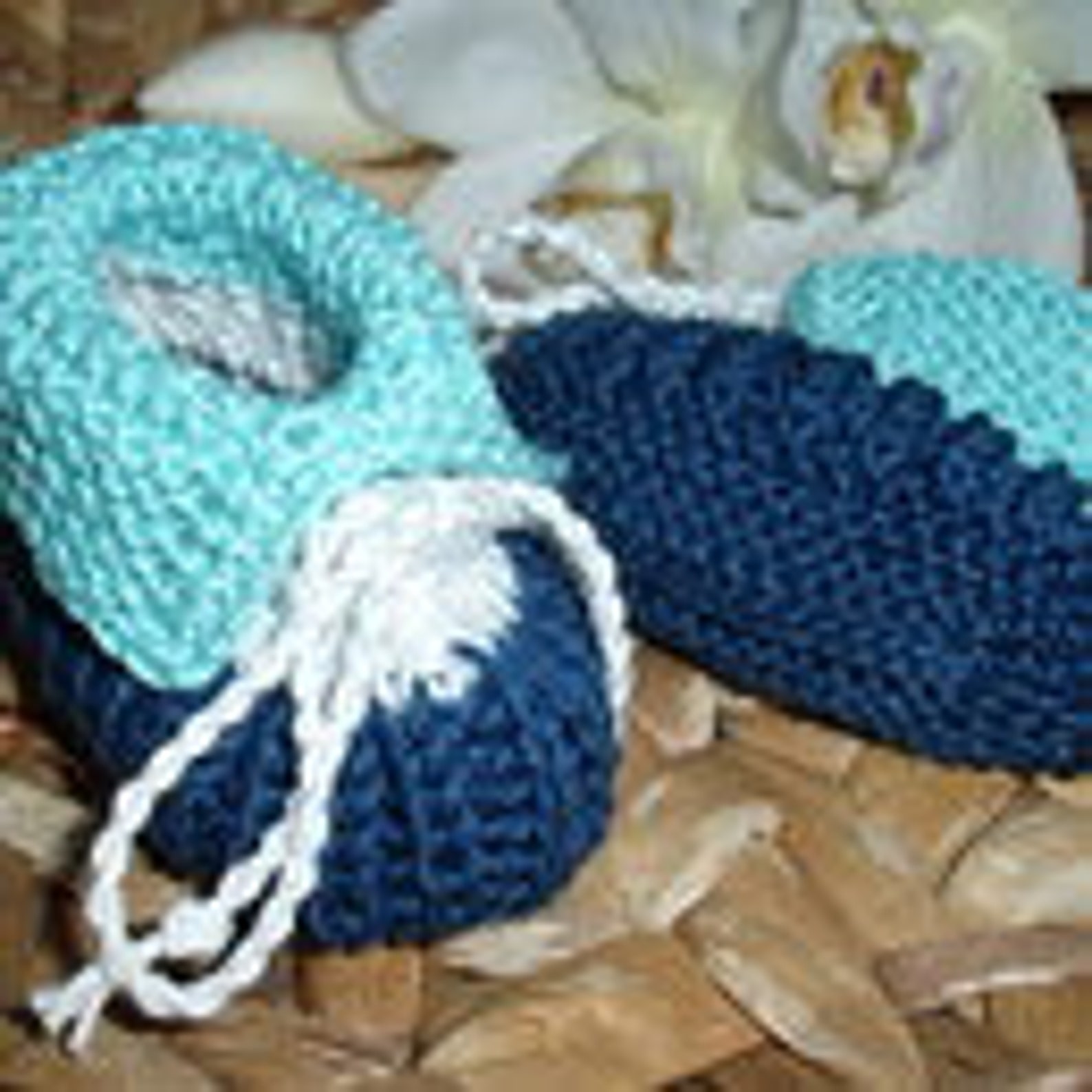 turquoise baby shoes