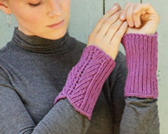 Wrist warmers in your desired color - 100% wool - hand-knitted - Pilates - Yoga - arm warmers