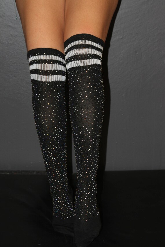 sparkly knee high socks