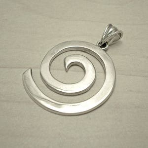 Spiral Necklace Silver, Greek Symbol, Greek Necklace Silver, Celtic Symbol, Greek Jewelry, Celtic Jewelry, Spiral Symbol, Swirl Necklace