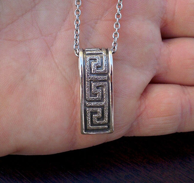 Greek key necklace Clearance