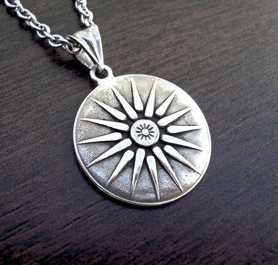 Vergina Sun Necklace Men Necklace 