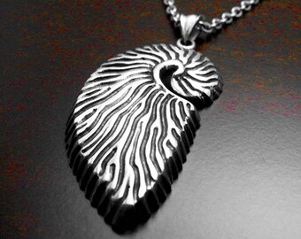 Nautilus necklace,Silver necklace,Nautilus jewelry,silver necklace man,fossil necklace,fossil jewelry,sea jewelry,sea necklace,womans gift