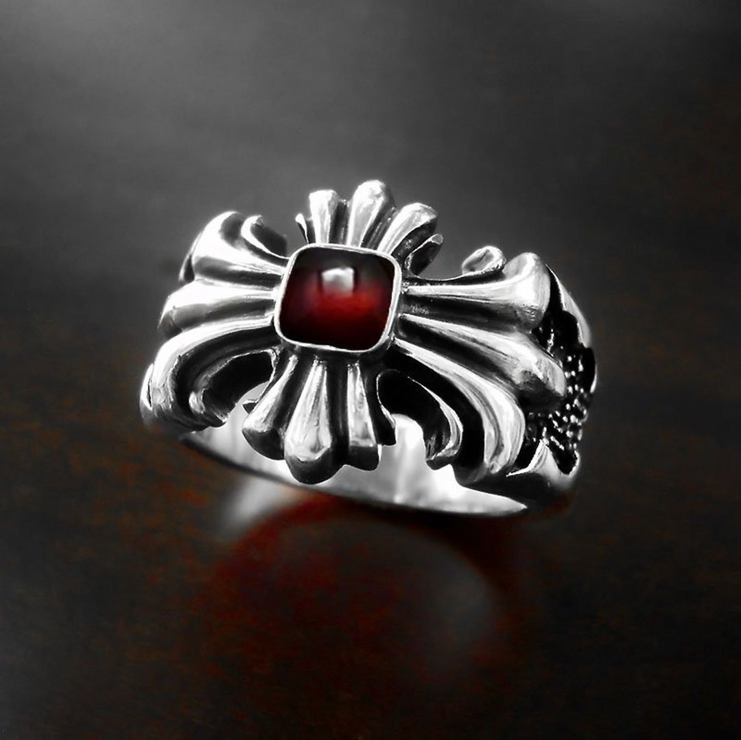 Cross Ring Silver Men Religious Jewelry Ring Templar Ring Etsy