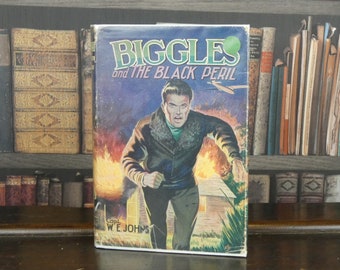 Biggles and the Black Peril - Captain W E Johns - Classic Boy's Book - Vintage Book