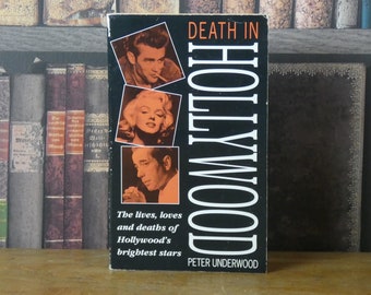 Mort à Hollywood - Peter Underwood - livre vintage - livre film film