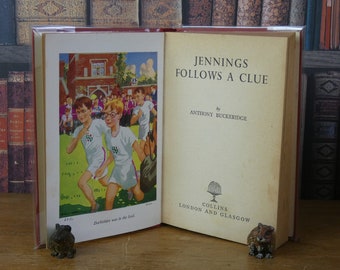Jennings Follows A Clue - Anthony Buckeridge - Classic Boy's School Book - Vintage Book
