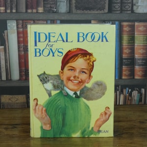 Livre idéal pour garçons - livre vintage pour enfants