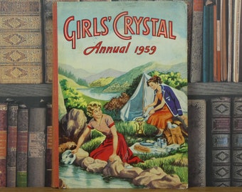 Crystal Annual 1959 pour filles - livre jeunesse vintage