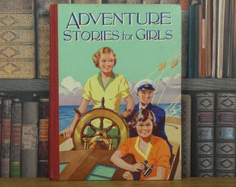 Historias de aventuras para niñas - Libro infantil vintage - Libro de la década de 1930
