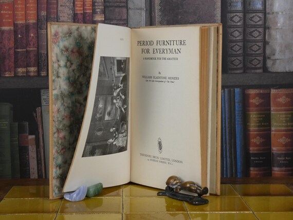 Period Furniture for Everyman - William Gladstone Menzies - Vintage Book