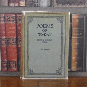 Poems of Today - Première et deuxième séries - Poésie - Livre vintage - Années 30
