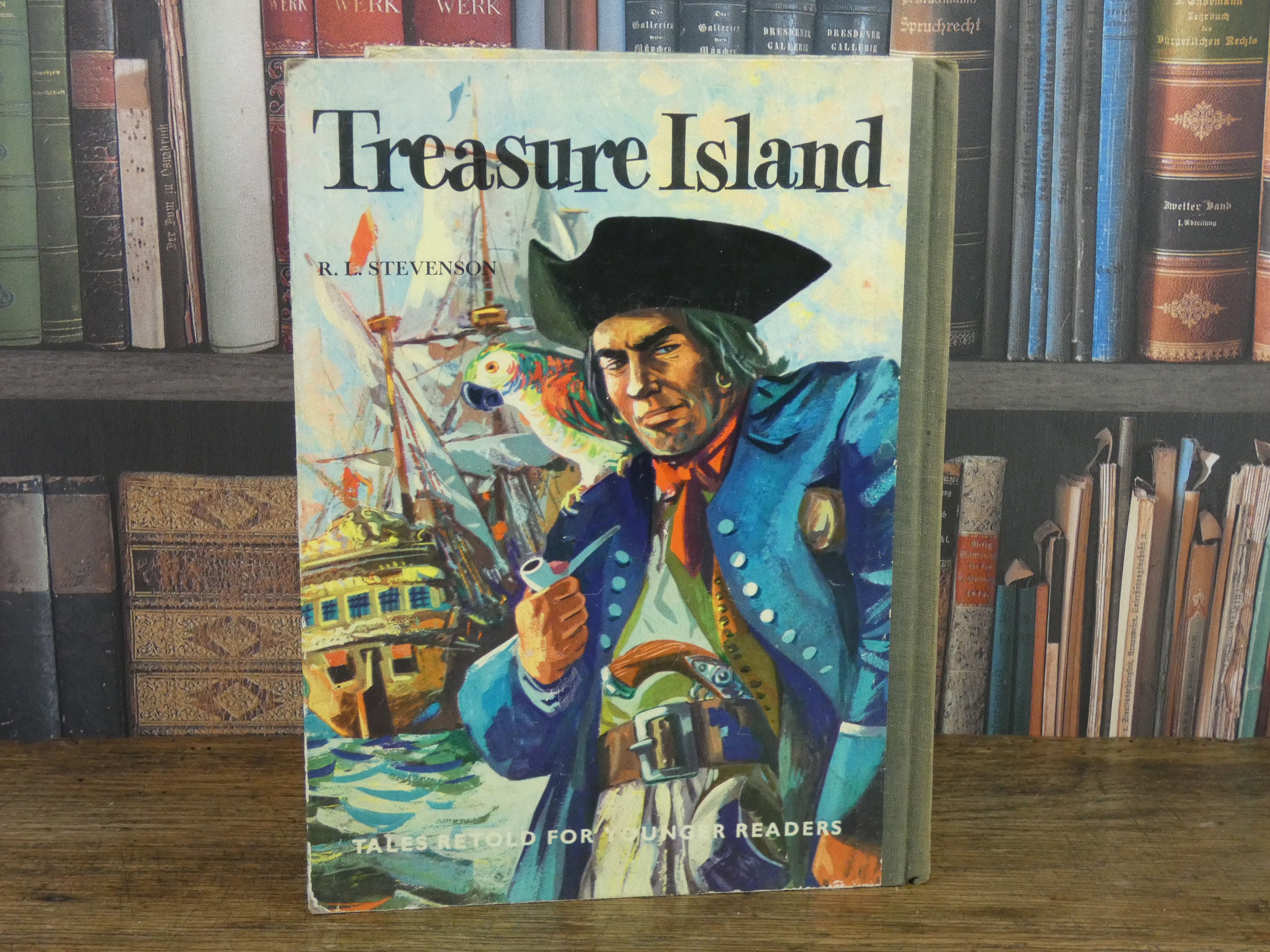 Treasure Island - Robert Louis Stevenson - Vintage Children's Book