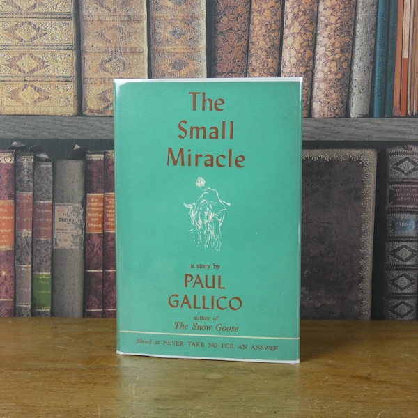 The Small Miracle - Paul Gallico - Vintage Novel - 1960s - Vintage Book