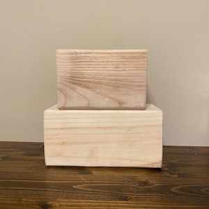 6 Pack Extra Long Basswood Blocks 6 X 1 3/4 X 1 3/4 Inches Premium  Unfinished Soft Wood Blocks for Carving and Whittling 