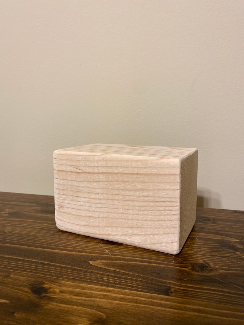 3.5 Solid Wood Rectangle Craft Blocks Natural Cut and Etsy Israel