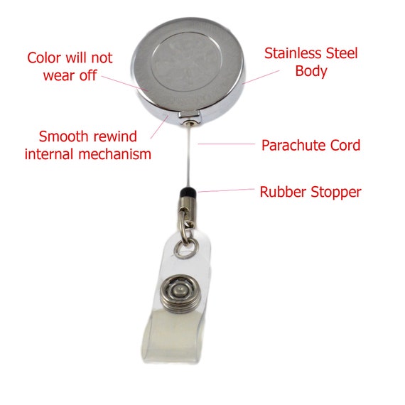 CBP Customs and Border Protection Officer Badge Reel Retractable Security ID Piv Card Holder