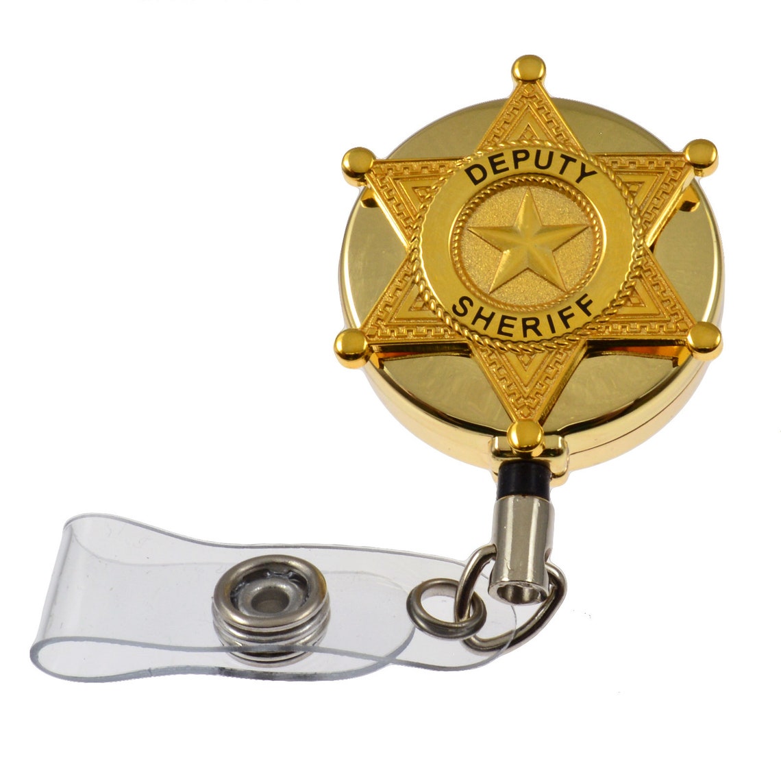 Deputy Sheriff Police Retractable ID Card Badge Holder Pull Etsy Ireland