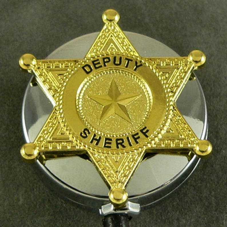 ID Holders Collectibles Deputy Sheriff Police Retractable ID Card Badge