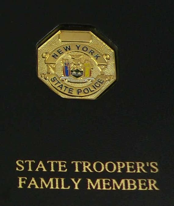 NY State Police Badge Wallet, NYSP Police Wallet