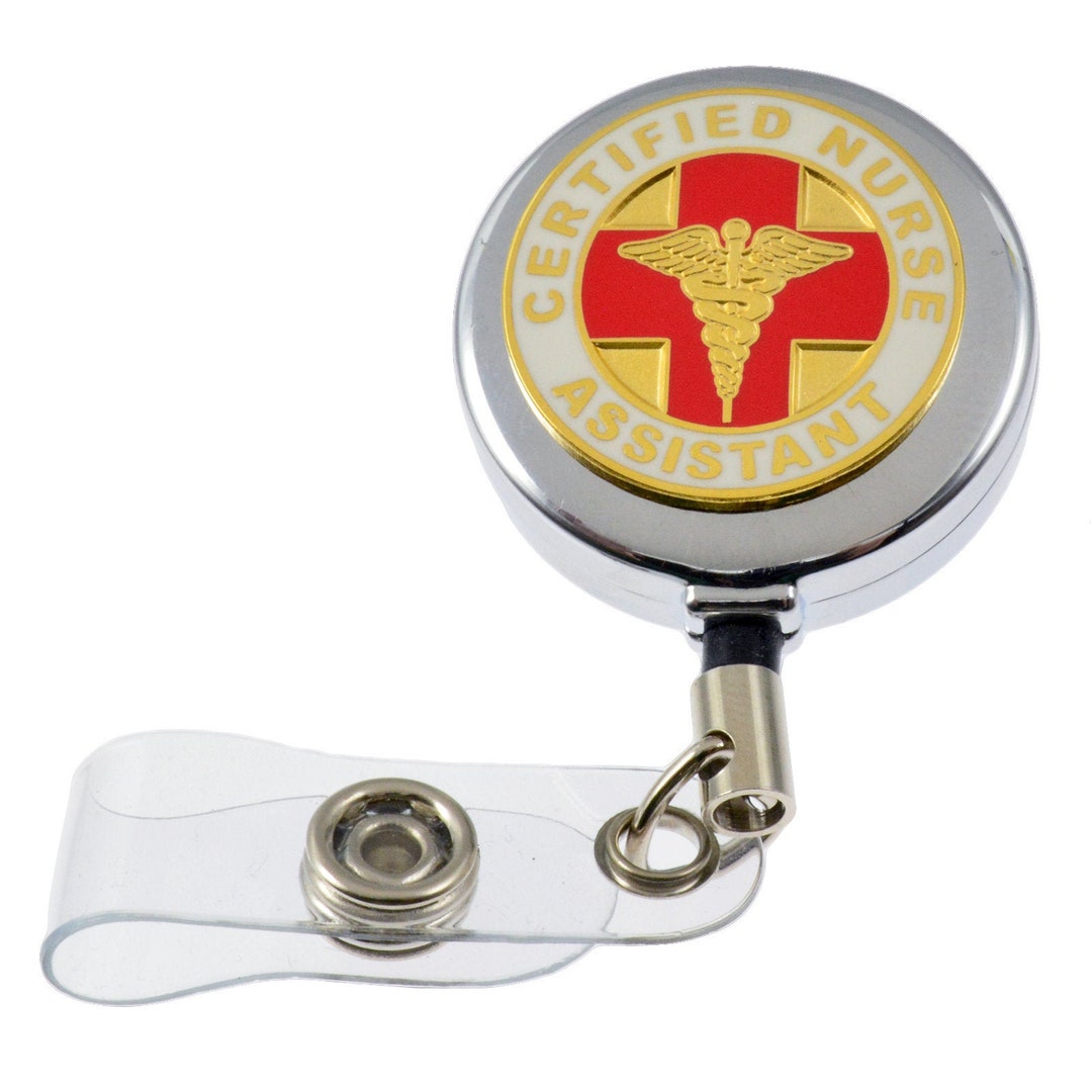 Paramedic EMT Rescue Medical Retractable Badge Reel ID Holder