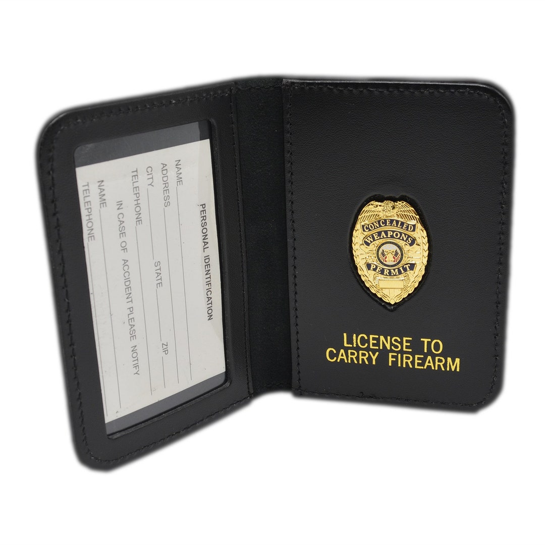 Special Listing License to Carry Firearm Wallet With Concealed Carry