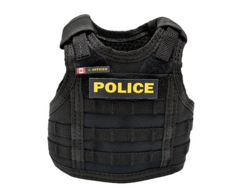 Canadian Police Miniature Tactical Vest Beverage Insulator - Toronto - RCMP - OPP