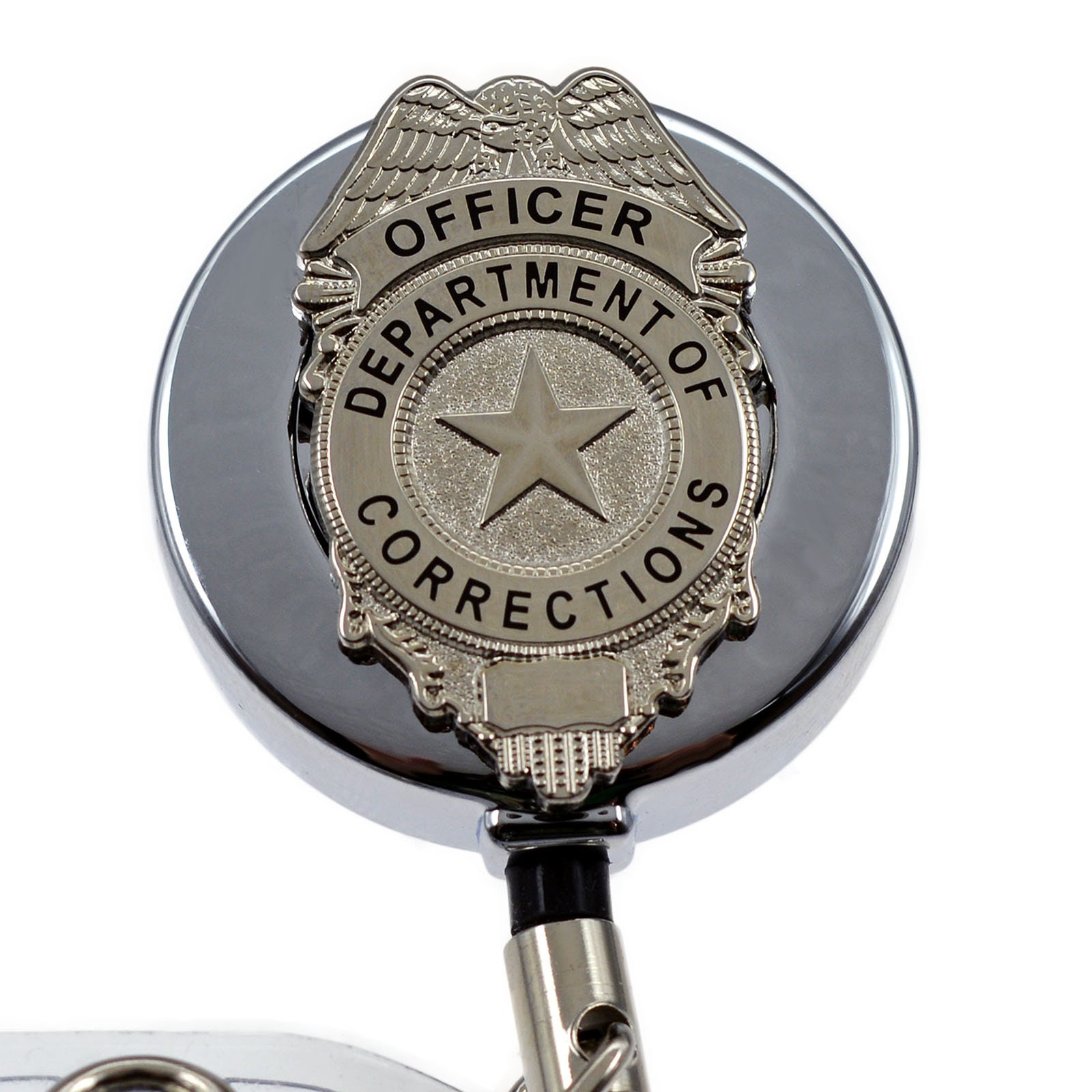 Department of Corrections Officer Badge Reel ID Security Pass