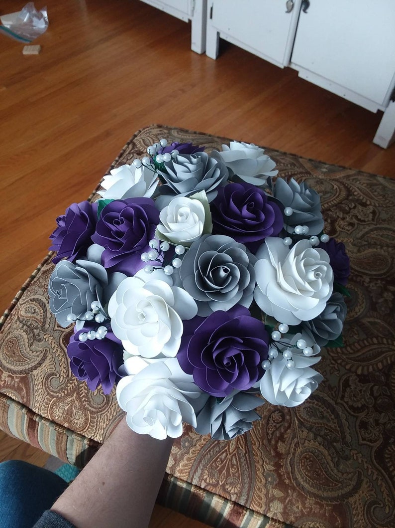 bridal bouquet rose wedding bouquet, Garden rose keepsake bouquet paper rose bouquet bespoke bridal bouquet paper flower bouquet