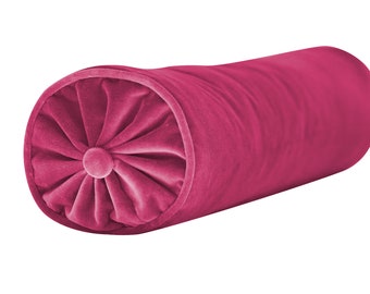 pink bolster cushion