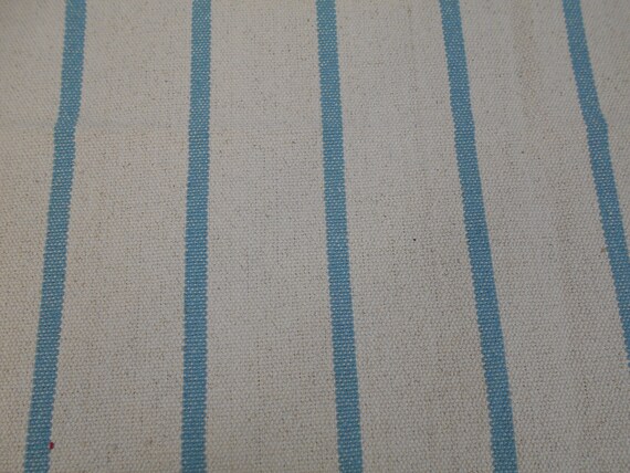 Fabric The Yard Linen Cotton Canvas Stripe French Country Etsy