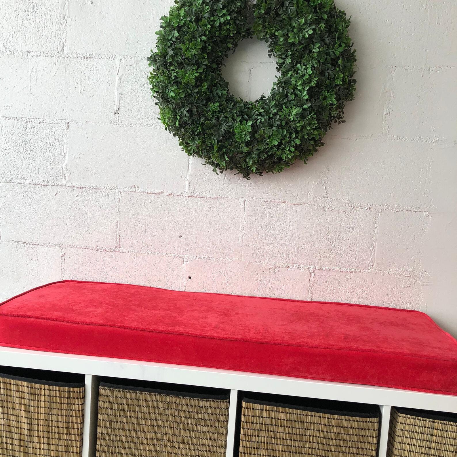 Designer Bench Cushion Cover Performance Velvet fabric wt Etsy