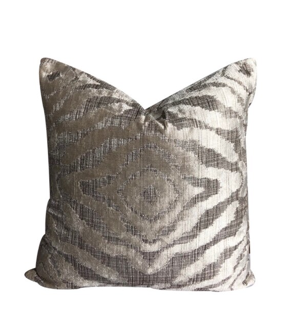 Designer Animal print zebra Pillow Animal Print Pillow Gold Pillow Cover